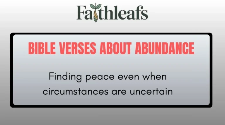 Bible Verses About Abundance