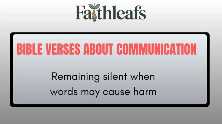Bible Verses About Communication