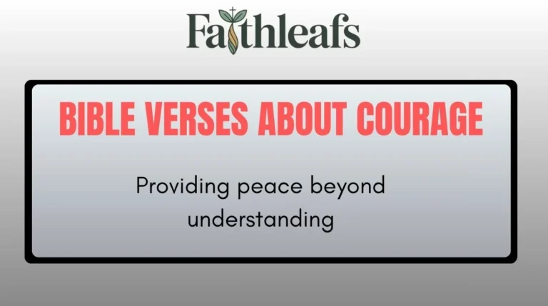 Bible Verses About Courage