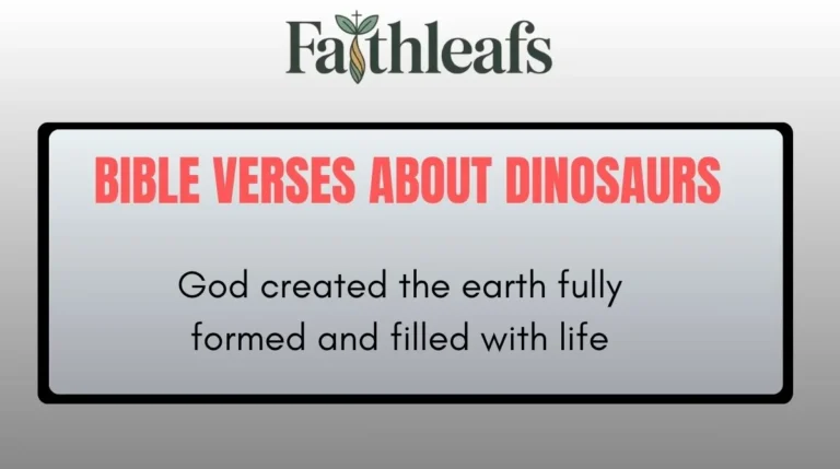 Bible Verses About Dinosaurs