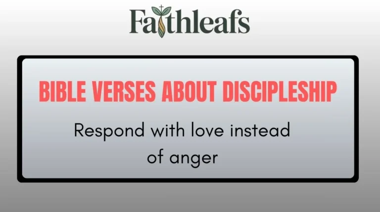 Bible Verses About Discipleship