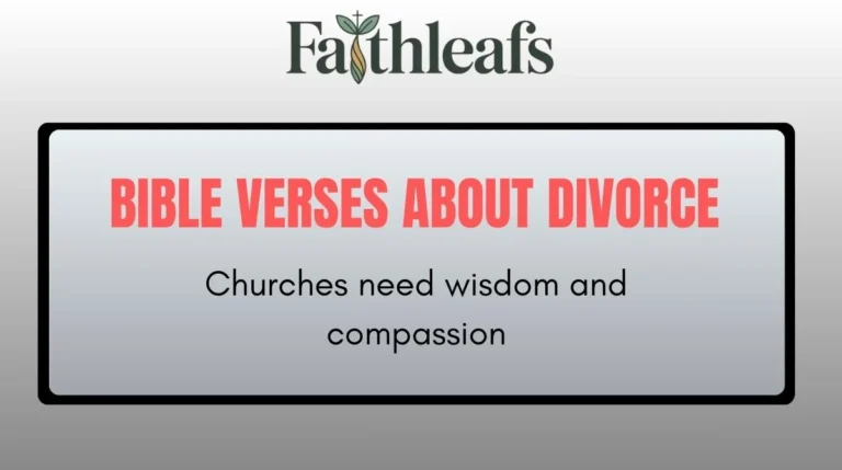 Bible Verses About Divorce
