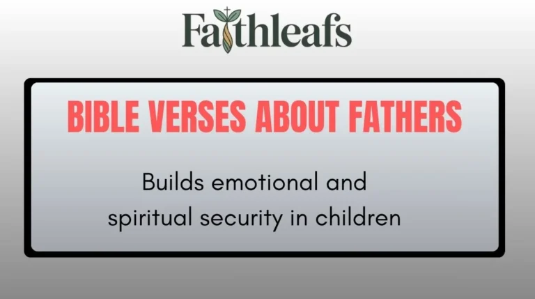 Bible Verses About Fathers