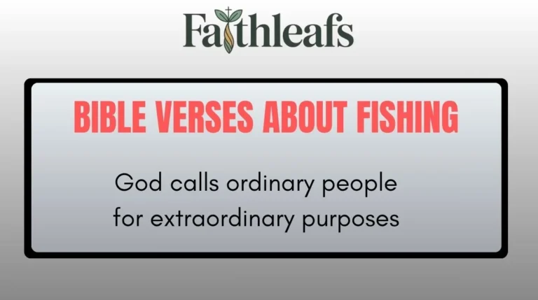Bible Verses About Fishing