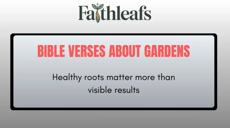 Bible Verses About Gardens