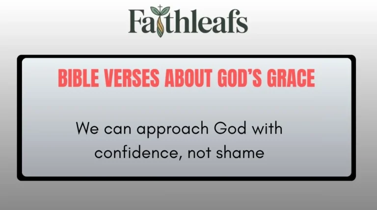 Bible Verses About God’s Grace