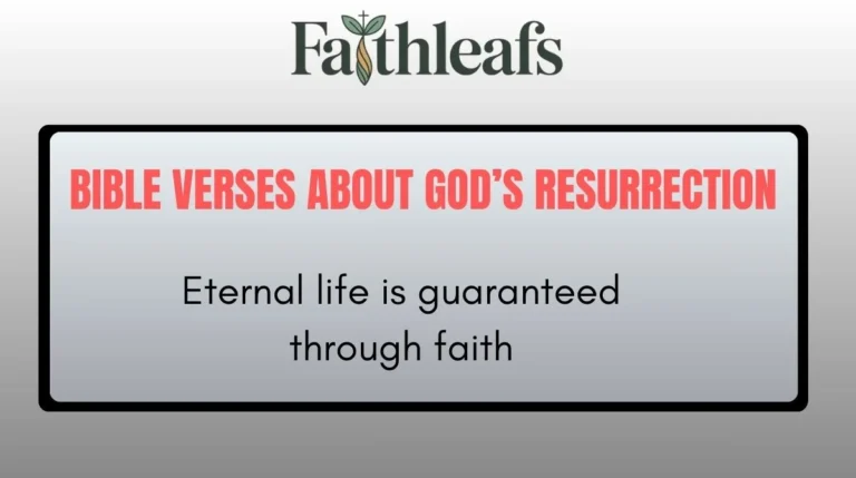 Bible Verses About God’s Resurrection
