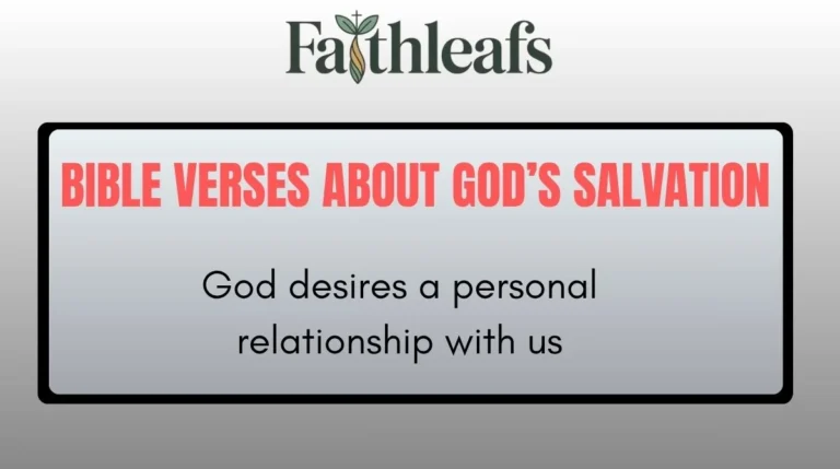 Bible Verses About God’s Salvation