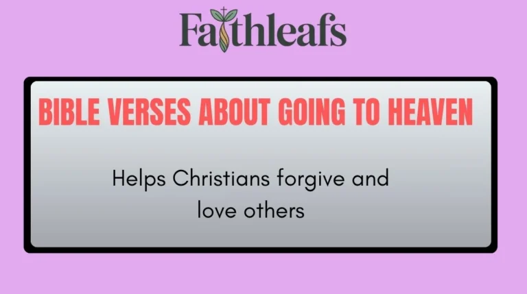 Bible Verses About Going to Heaven