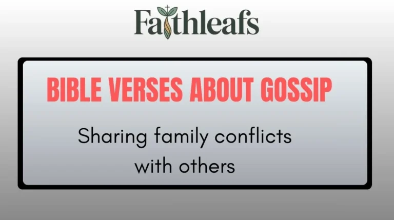 Bible Verses About Gossip