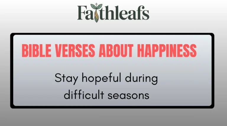 Bible Verses About Happiness