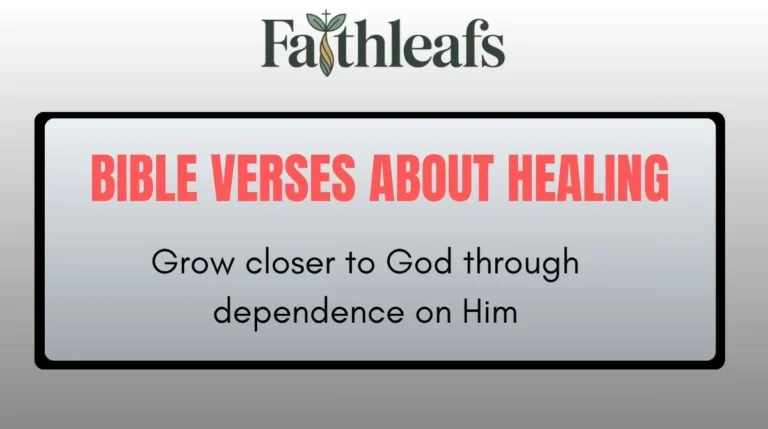 Bible Verses About Healing