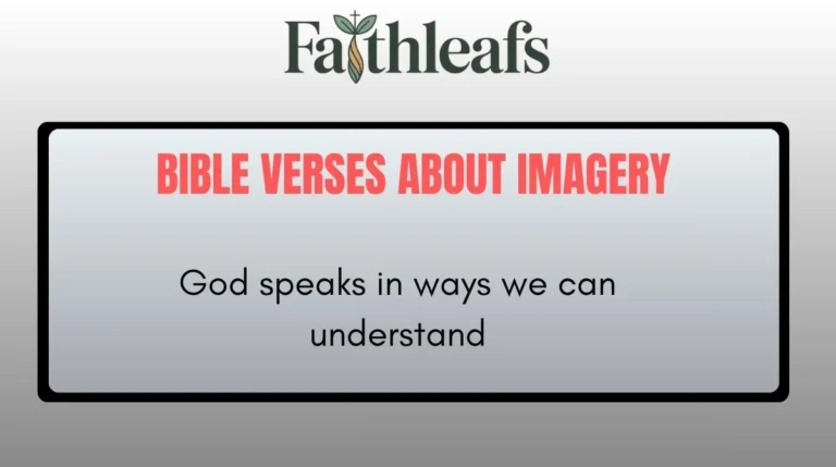 Bible Verses About Imagery