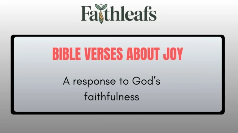 Bible Verses About Joy