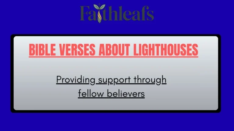 Bible Verses About Lighthouses