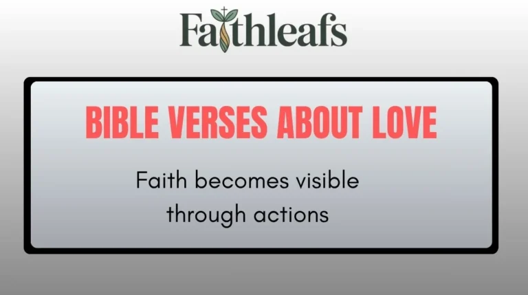 Bible Verses About Love