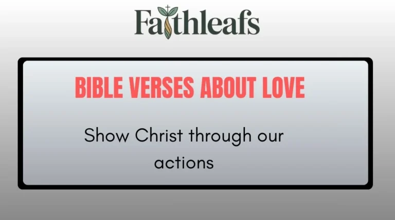 Bible Verses About Love