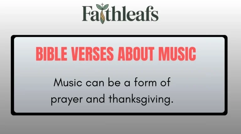 Bible Verses About Music