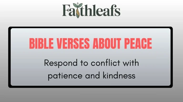 Bible Verses About Peace
