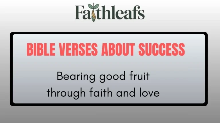 Bible Verses About Success