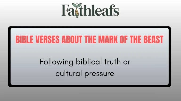 Bible Verses About The Mark of the Beast