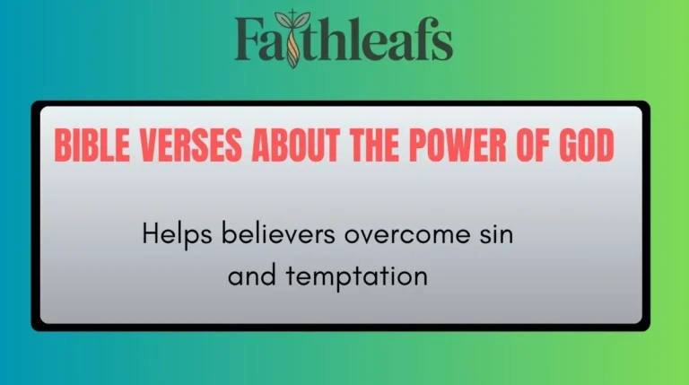 Bible Verses About the Power of God
