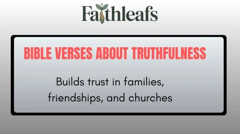Bible Verses About Truthfulness