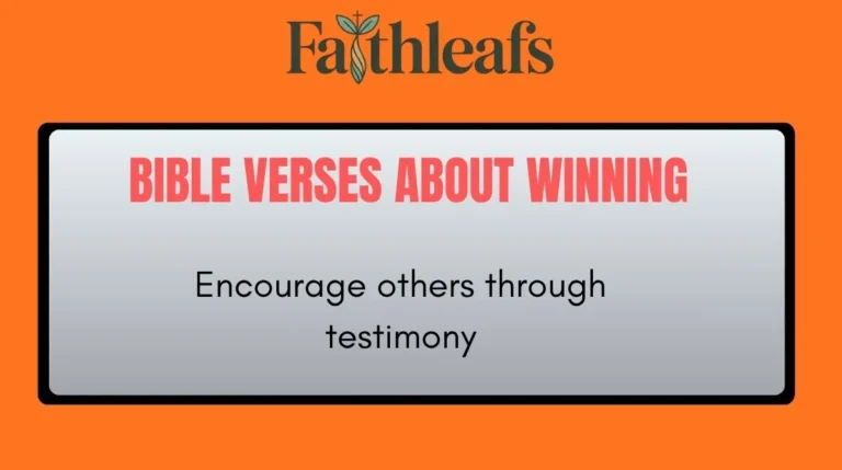 Bible Verses About Winning
