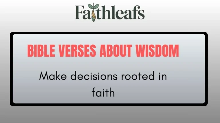 Bible Verses About Wisdom