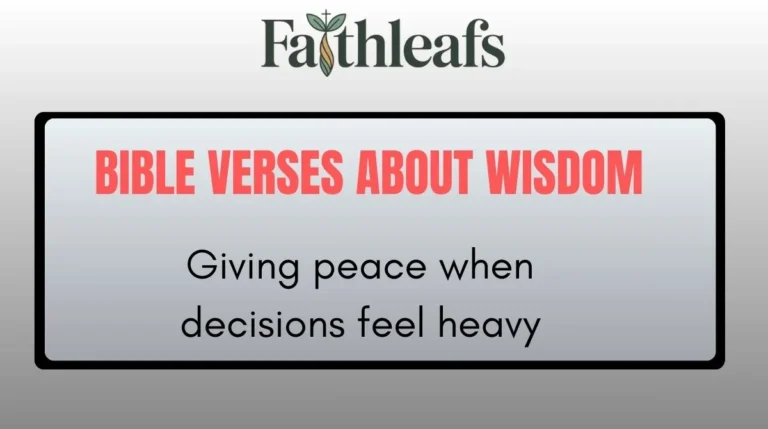 Bible Verses About Wisdom