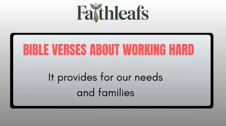 Bible Verses About Working Hard
