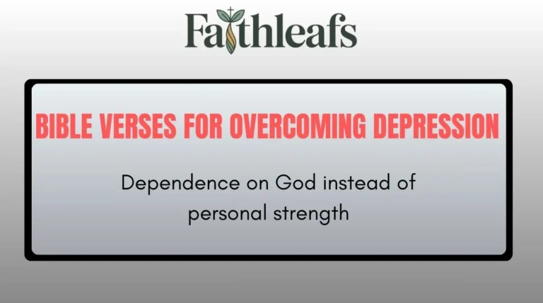 Bible Verses for Overcoming Depression