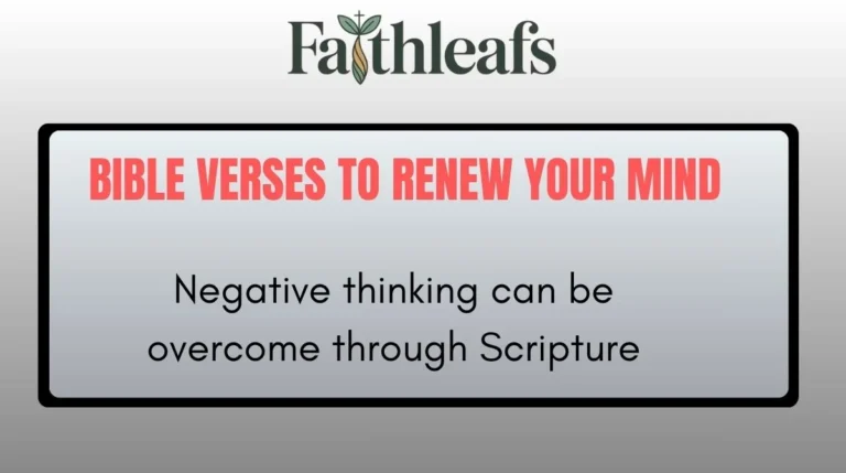 Bible Verses To Renew Your Mind