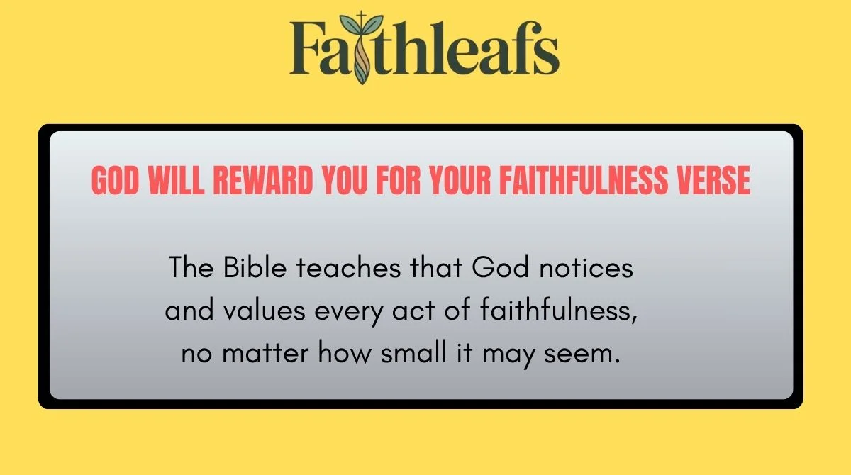 god-will-reward-you-for-your-faithfulness-verse God Will Reward You for Your Faithfulness Verse