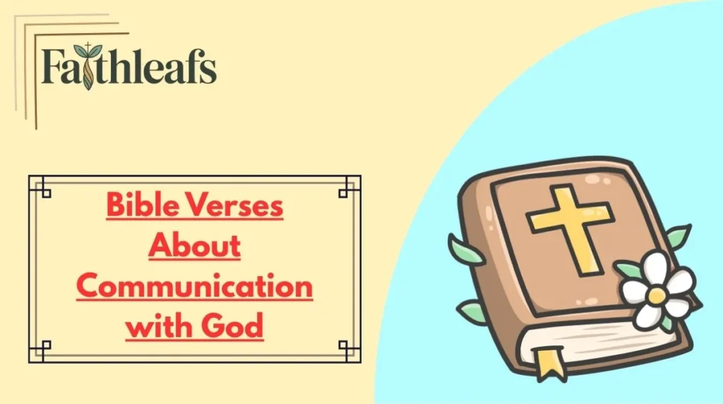Bible Verses About Communication with God