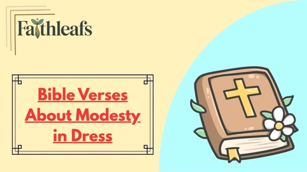 Bible Verses About Modesty in Dress