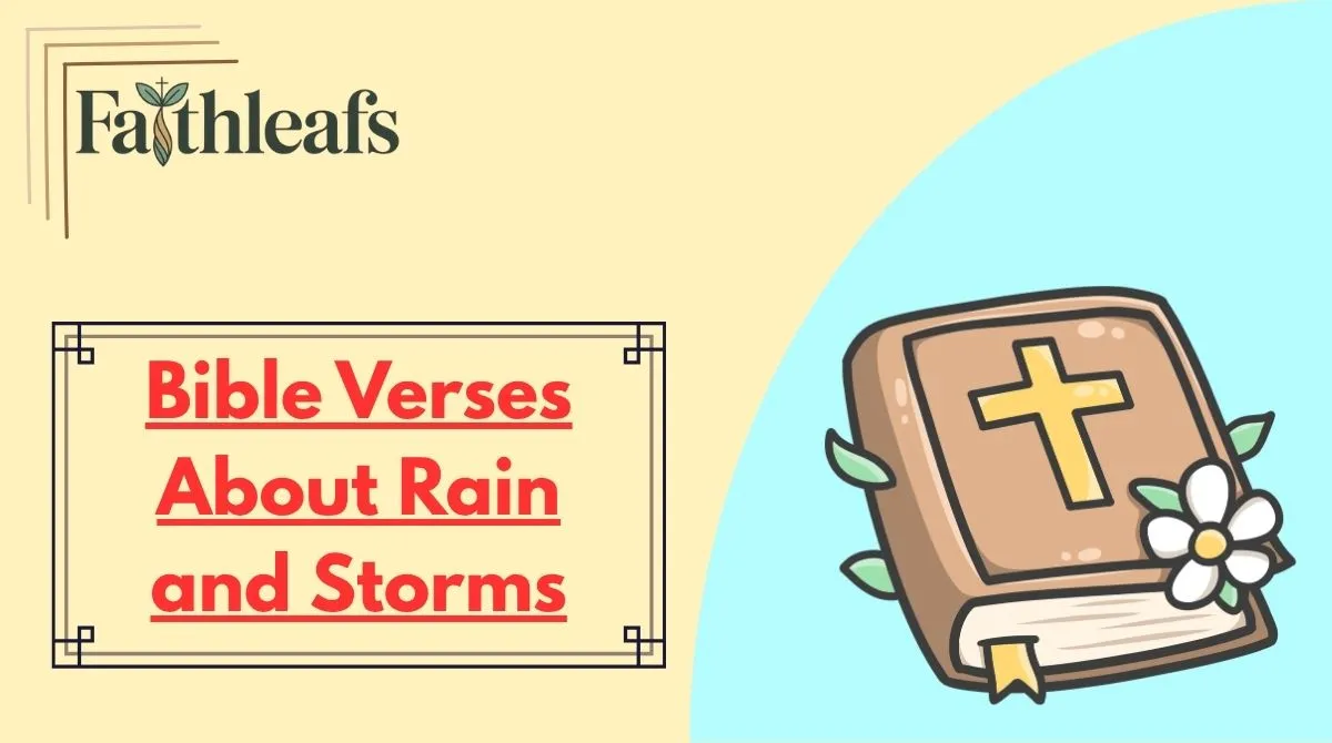 Bible Verses About Rain and Storms