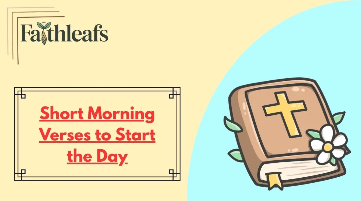 short-morning-verses-to-start-the-day Short Morning Verses to Start the Day