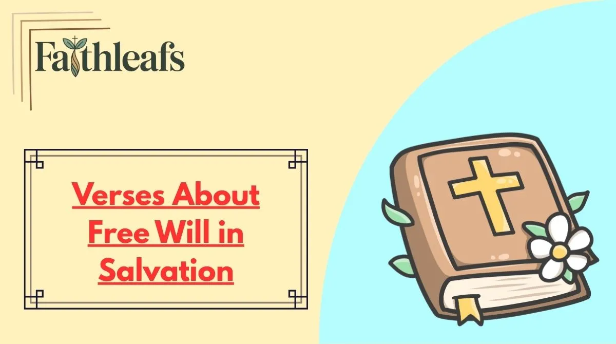 Verses About Free Will in Salvation