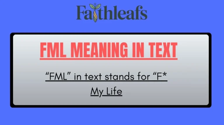 FML Meaning in Text