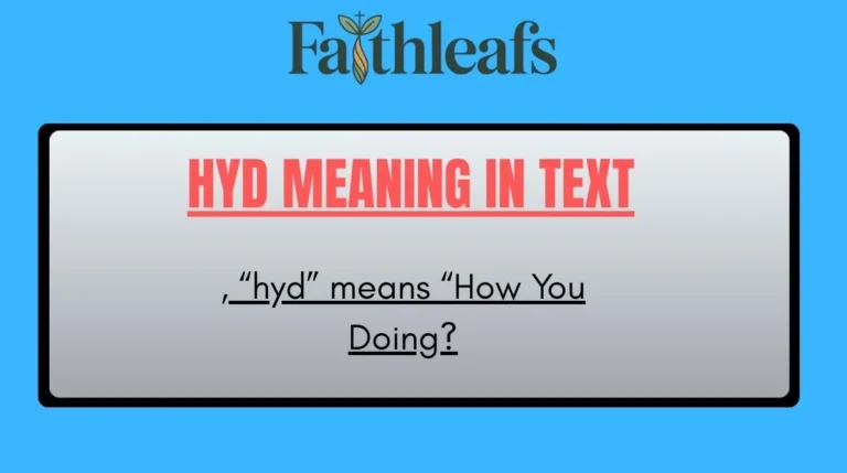 HYD Meaning in Text