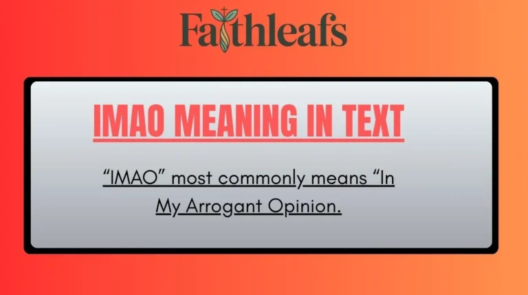 IMAO Meaning in Text
