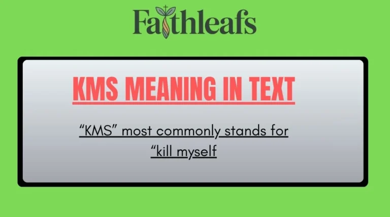 KMS Meaning in Text