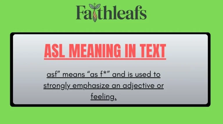 ASL Meaning in Text