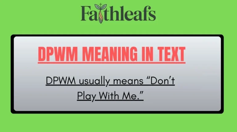DPWM Meaning in Text