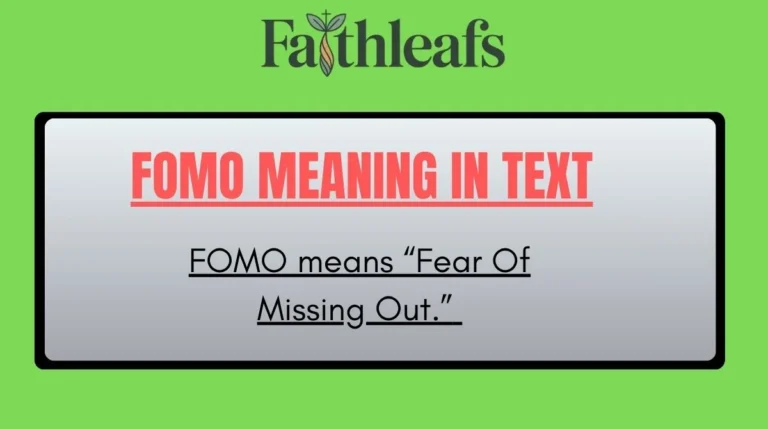FOMO Meaning in Text