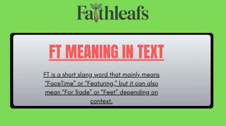 FT Meaning in Text
