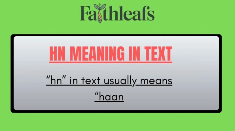 HN Meaning in Text