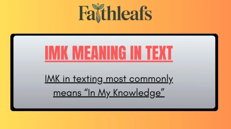 IMK Meaning in Text