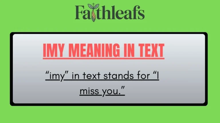 IMY Meaning in Text